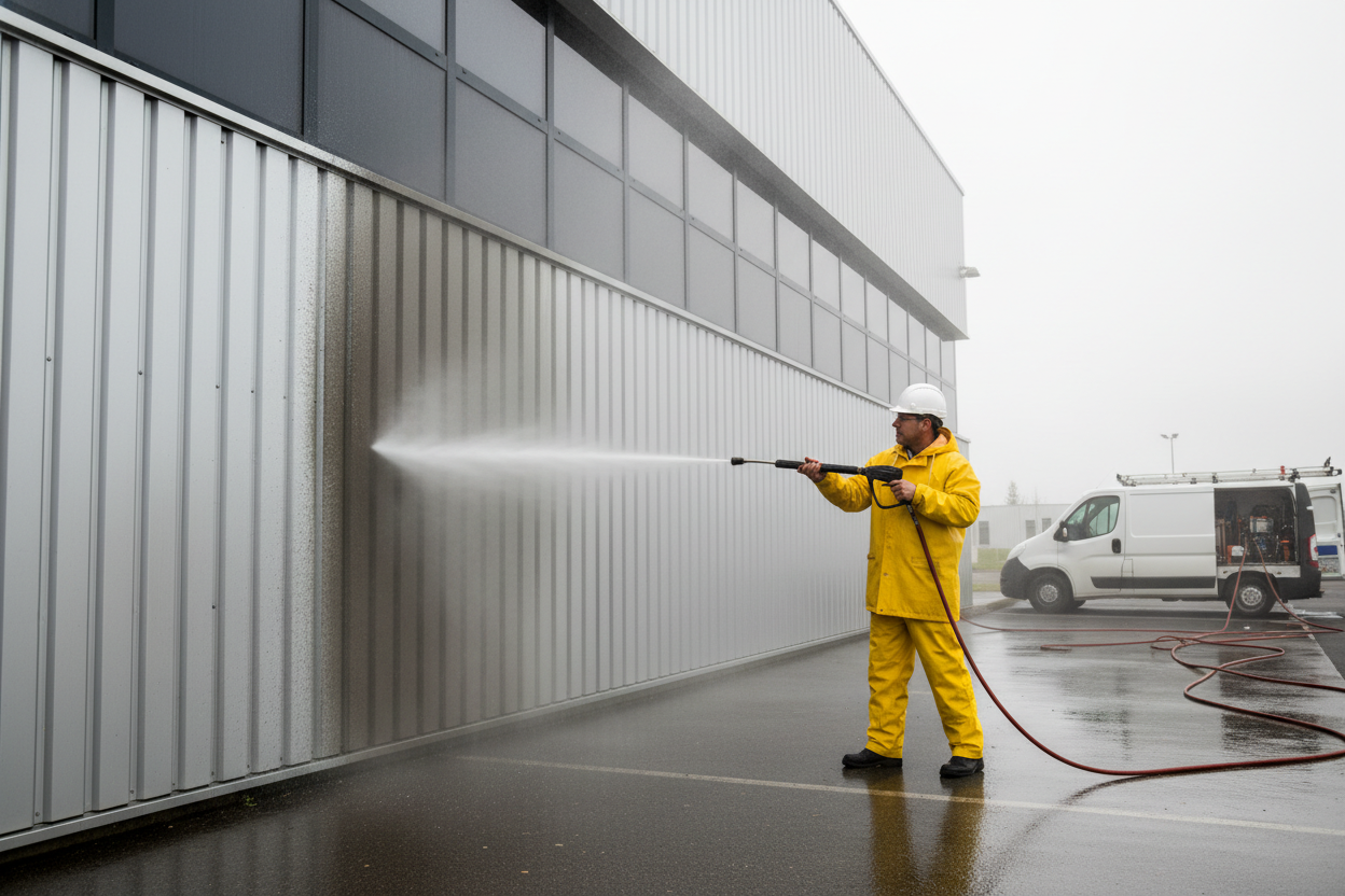 Haute pression et bardages à Courbevoie — Nettoyage pro